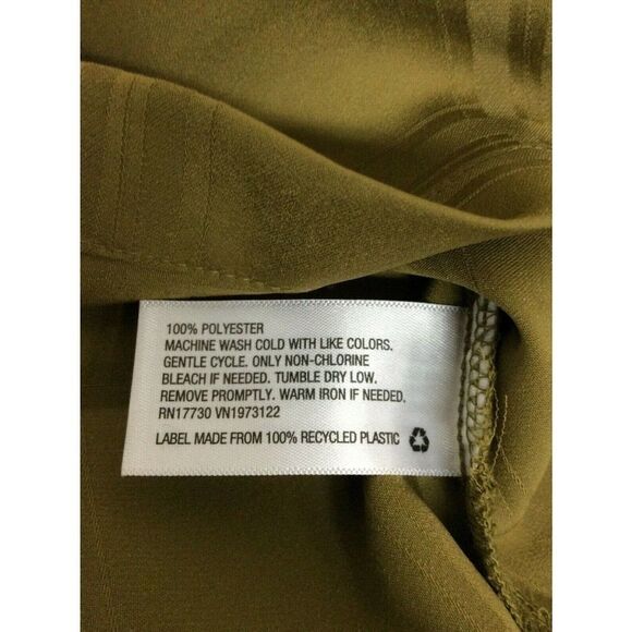 Jacquard Top Blouse A New Day Green XS - Picture 4 of 5